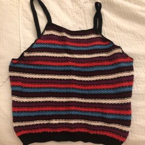 Crochet striped tank top!